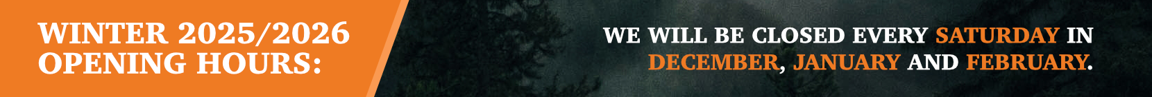 George Carr Christmas opening hours