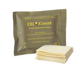 Celox Haemostatic Z-Fold Gauze 