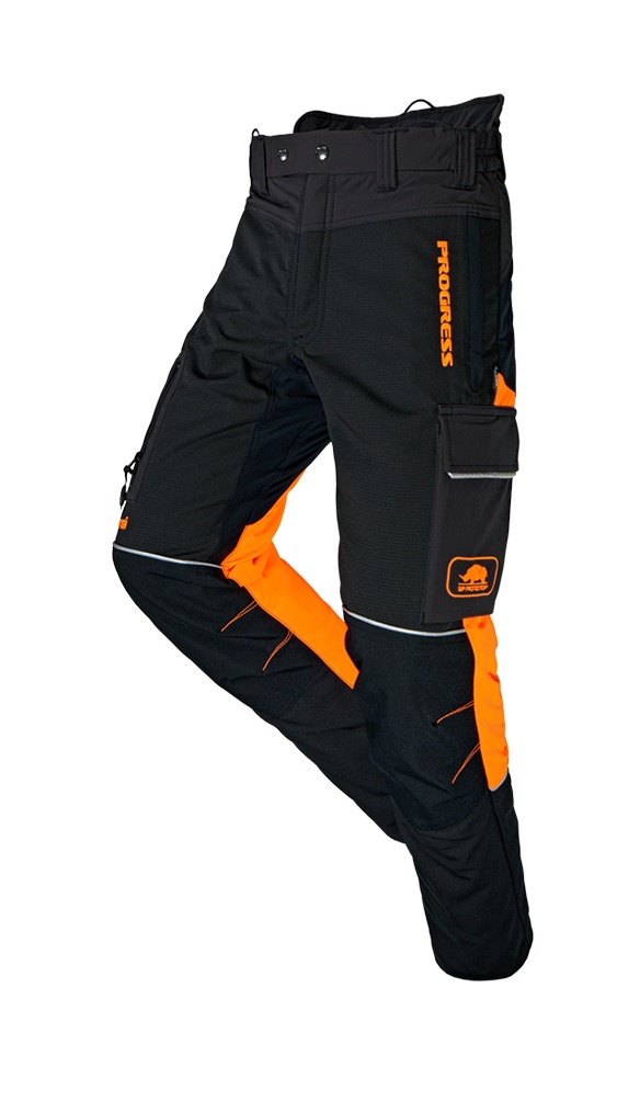 SIP Innovation Canopy W-Air Chainsaw Trousers Type A Black/Orange - Radmore  & Tucker